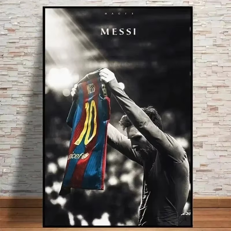 Vintage Cartoon Collectible - Classic Vintage Wall Art Lionel Messi