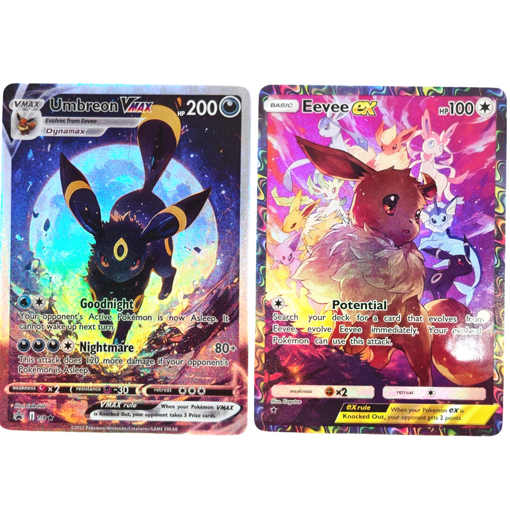 Vintage Collectible Cards - DIY PTCG Pocket Umbreon Vmax EEVEE