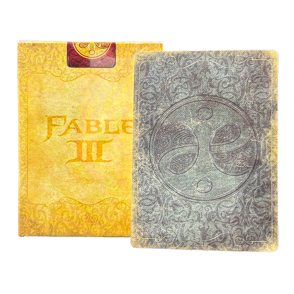 Vintage Collectible Cards - Vintage Distressed Playing Cards FABLE 3