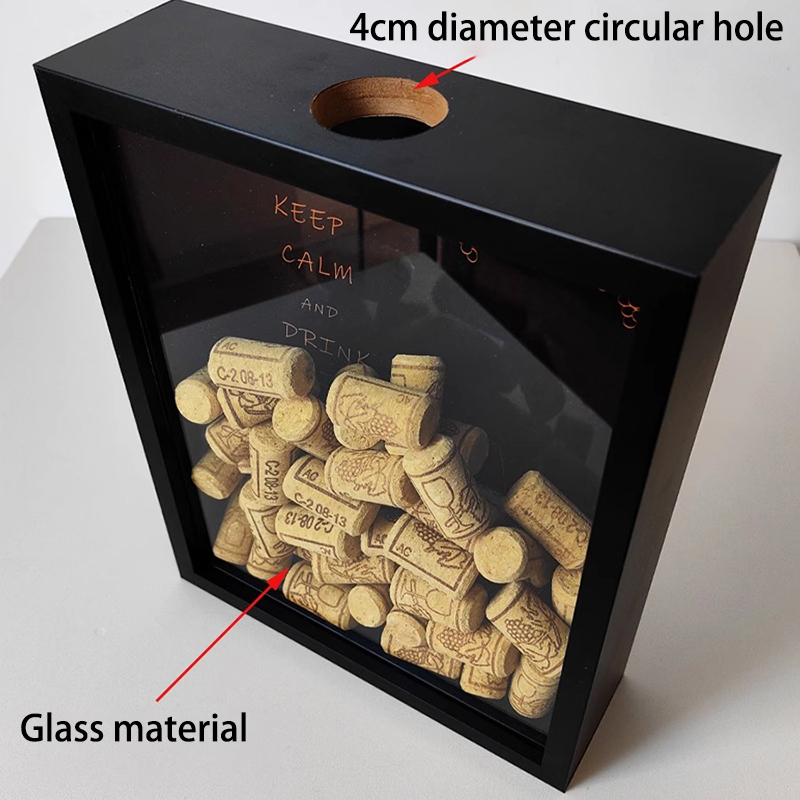 Red Wine Cork Display Frame Wo - Collectible Vintage Photos reseña y precio