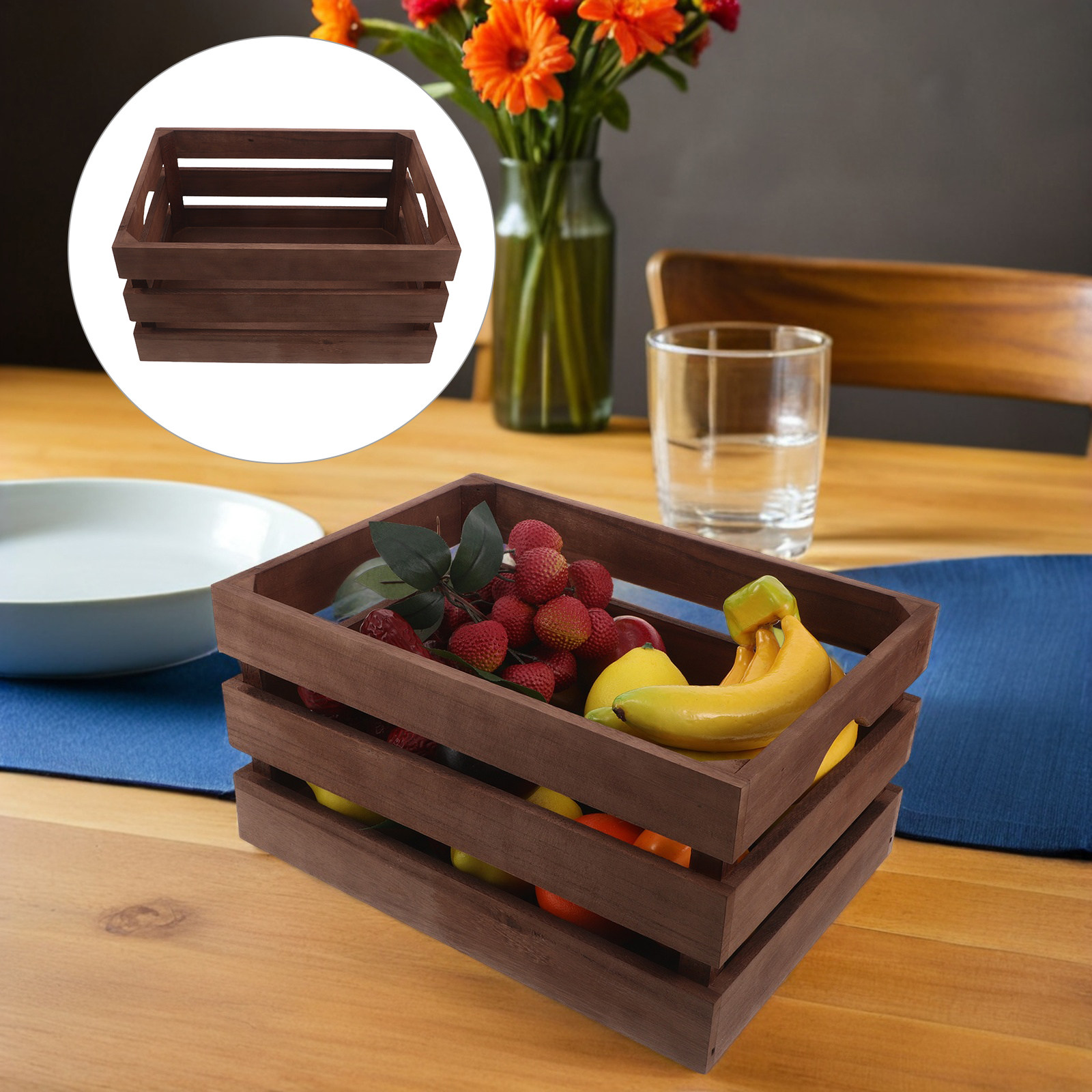 Rustic Wood Crate Collection - - Collectible Vintage Photos reseña y precio