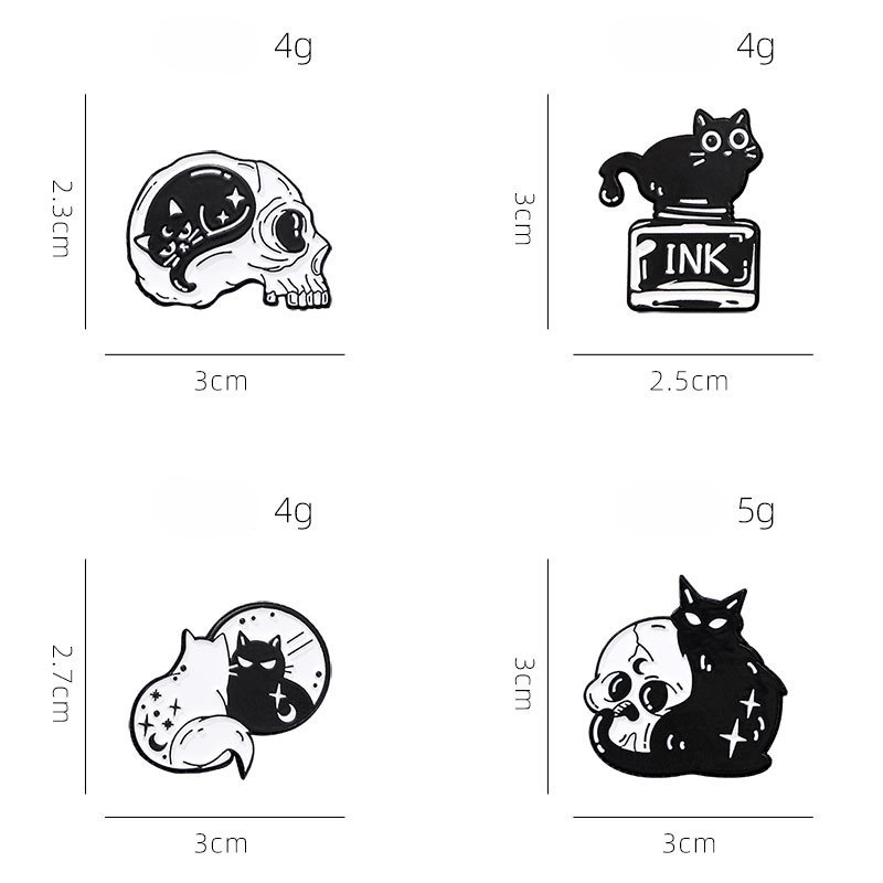 Cute Black Cat Collection Plan - Collectible Vintage Brooches reseña y precio