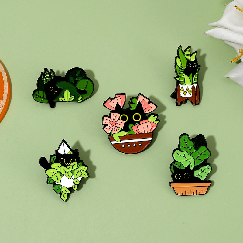 Cute Black Cat Collection Plan - Collectible Vintage Brooches reseña y precio