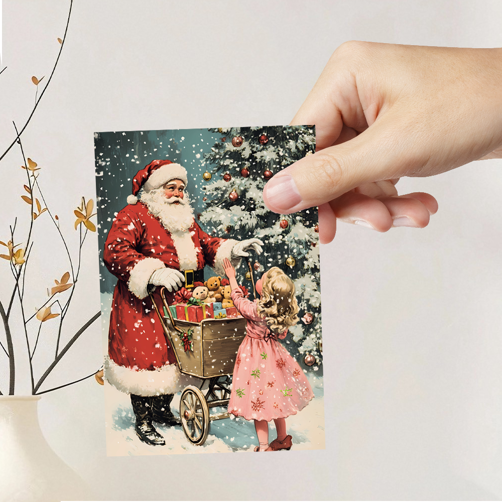32pcs, vintage Christmas postc - Vintage Collectible Santa reseña y precio