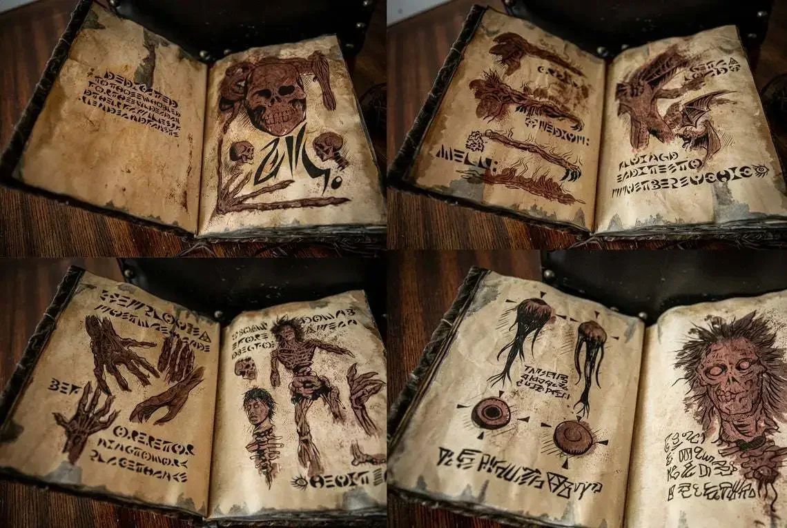 Vintage Necronomicon - Dark Ma - Vintage And Collectible Books reseña y precio