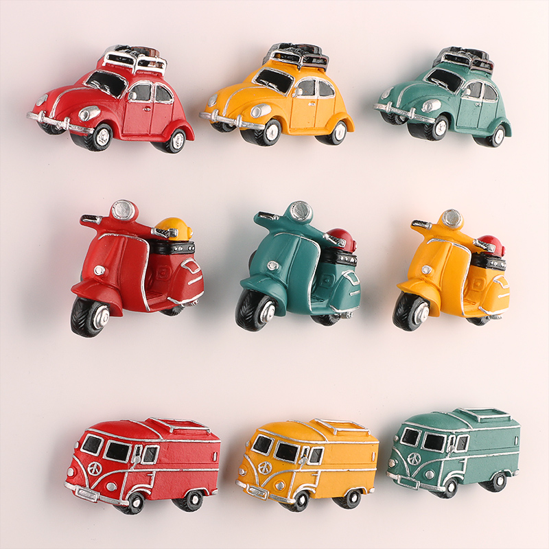 Car model 3D fridge magnets re - Vintage Cartoon Collectible reseña y precio
