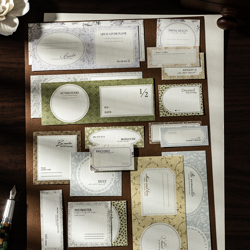 JIANQI 30 pcs Vintage Collage  - Vintage Collectible Cards reseña y precio