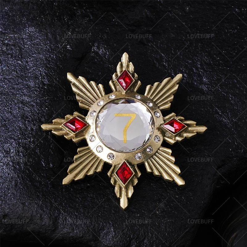 Golden Star Shaped Number 7 Br - Collectible Vintage Brooches reseña y precio
