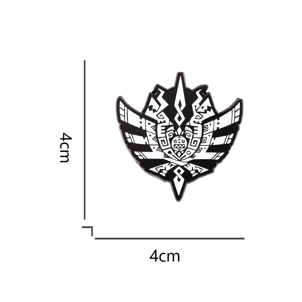 MH4 Monster Hunter-4 Logo Badg - Collectible Vintage Brooches reseña y precio