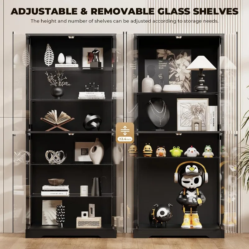 BROTTAR Display Cabinet with G - Collectible & Vintage Dolls For Halloween reseña y precio