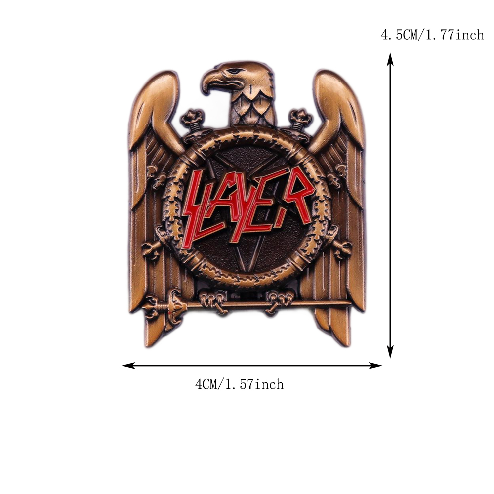 1pc Retro Heavy Metal Band Pop - Collectible Vintage Brooches reseña y precio