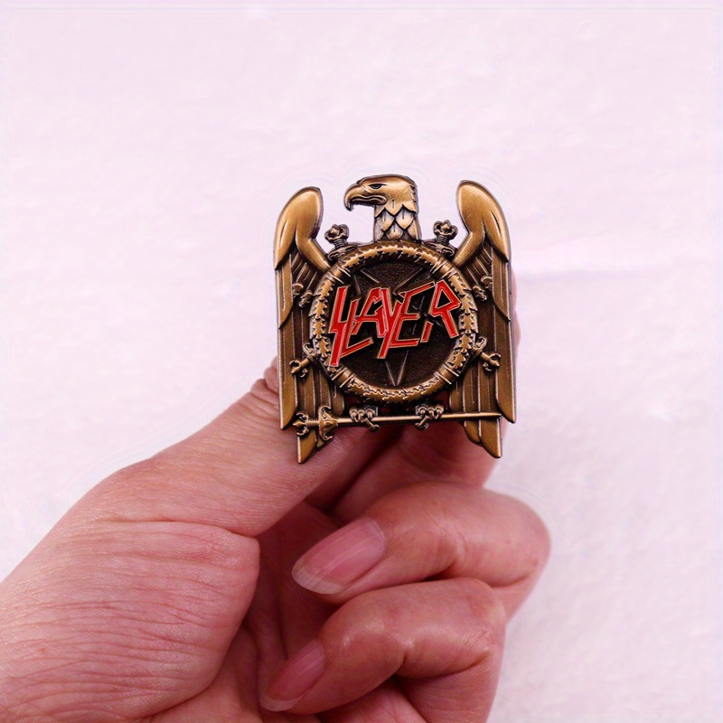1pc Retro Heavy Metal Band Pop - Collectible Vintage Brooches reseña y precio