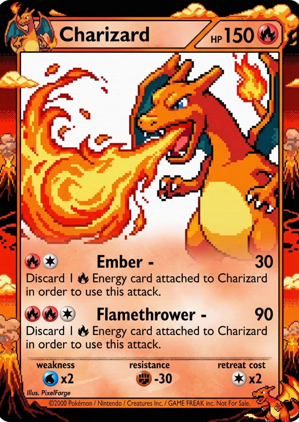 5Pcs Pokemon Cards Charizard G - Vintage Collectible Cards reseña y precio