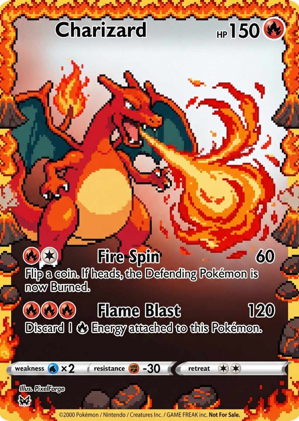 5Pcs Pokemon Cards Charizard G - Vintage Collectible Cards reseña y precio