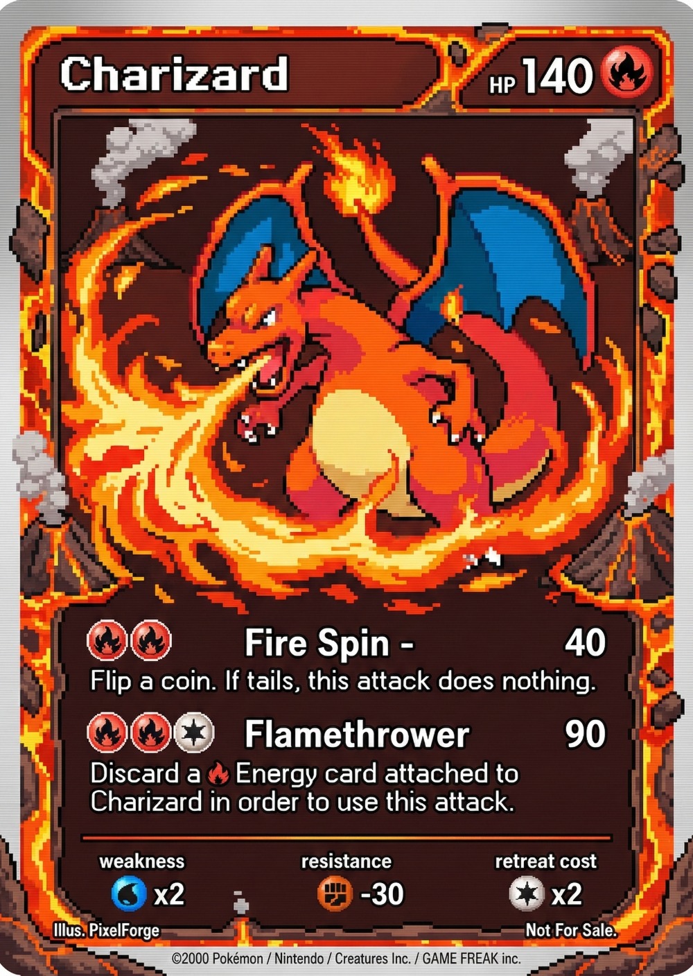 5Pcs Pokemon Cards Charizard G - Vintage Collectible Cards reseña y precio