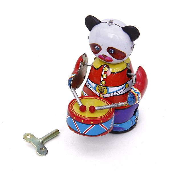 Wind Up Clockwork Panda Drumme - Vintage Collectibles Toys reseña y precio