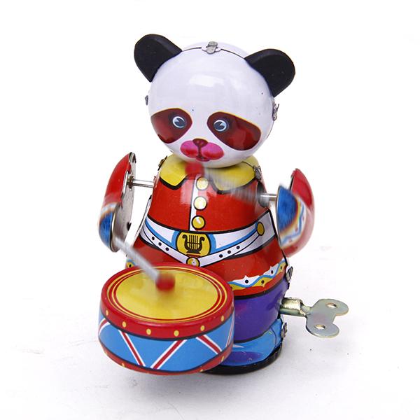 Wind Up Clockwork Panda Drumme - Vintage Collectibles Toys reseña y precio