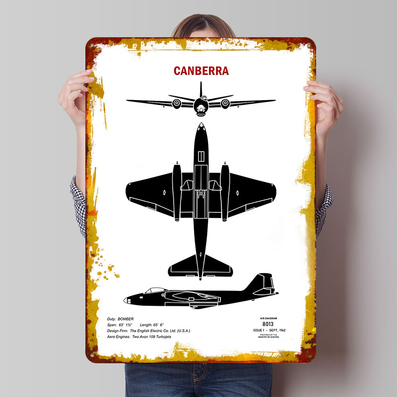 Canberra Recognition Tin Plaqu - Canberra Vintage & Collectible Centre Reviews reseña y precio