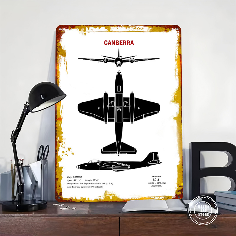 Canberra Recognition Tin Plaqu - Canberra Vintage & Collectible Centre Reviews reseña y precio