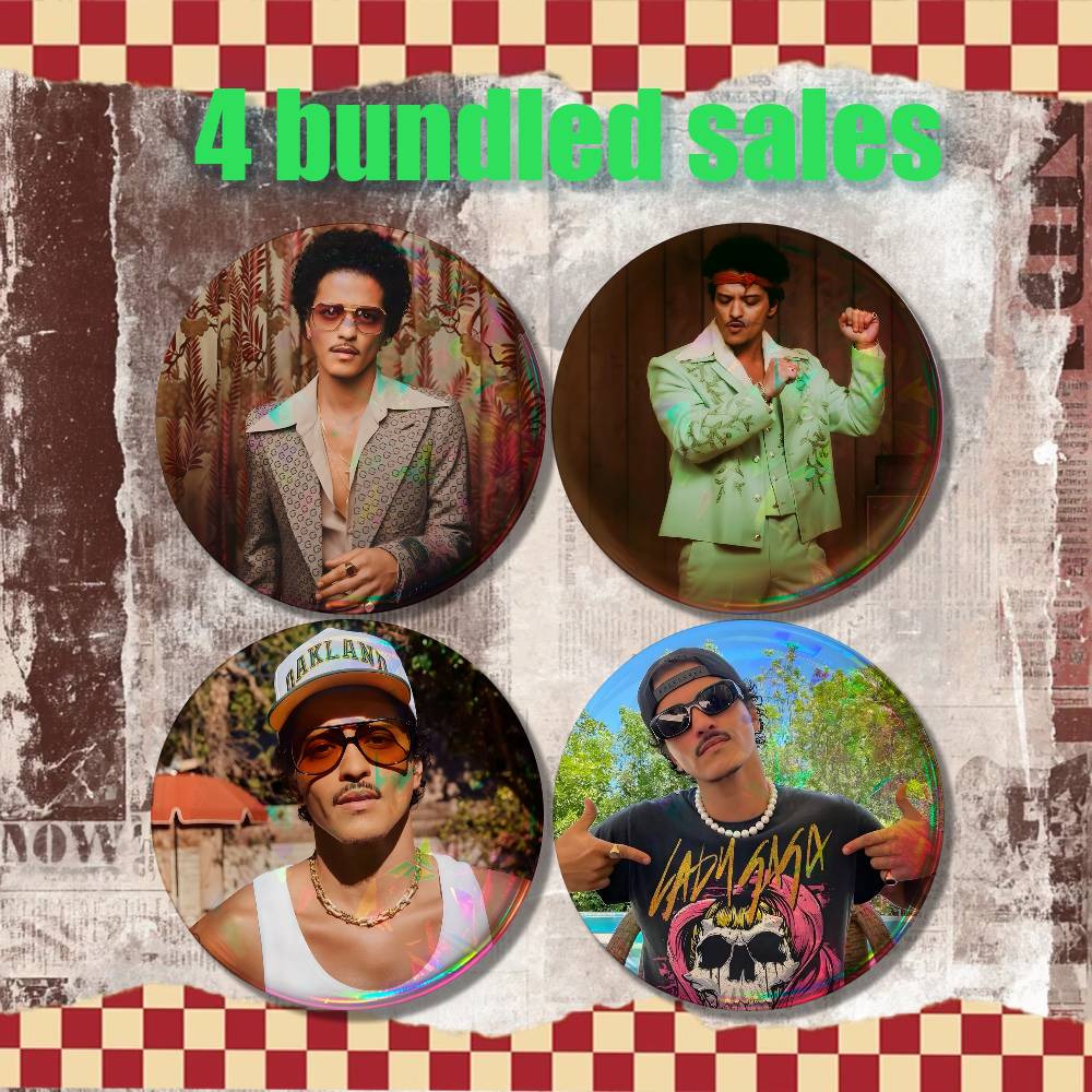 B-Bruno Mars 24K Magic Vintage - Collectible Vintage Brooches reseña y precio