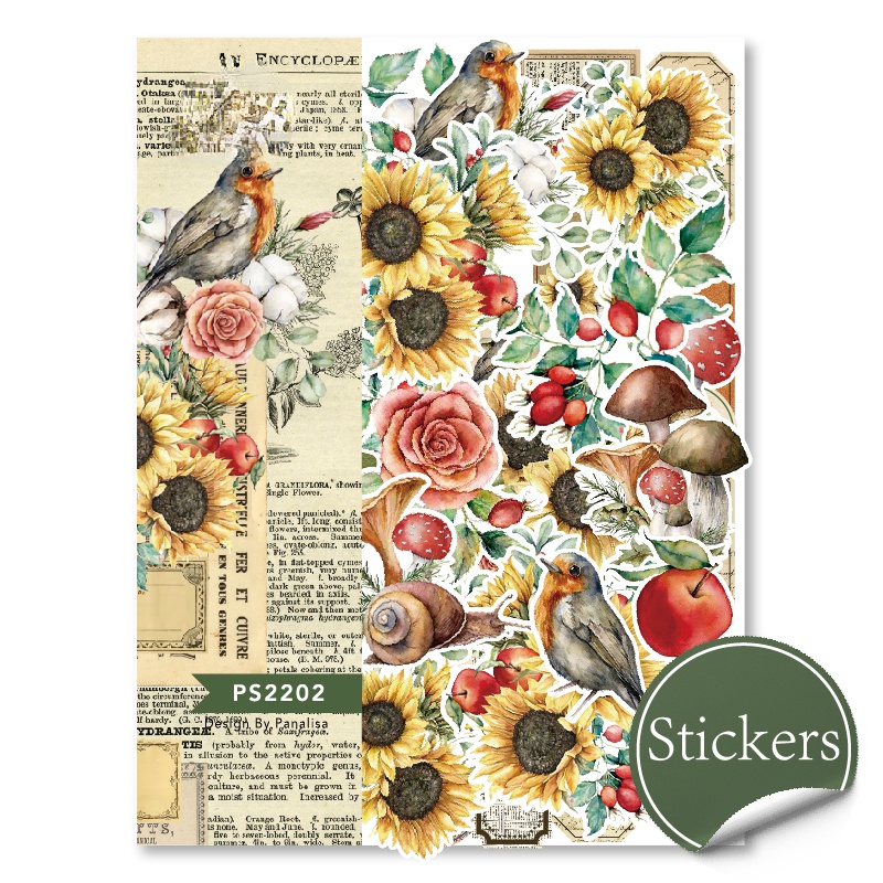 Sunflower Vintage Stickers Die - Vintage Collectible Cards reseña y precio