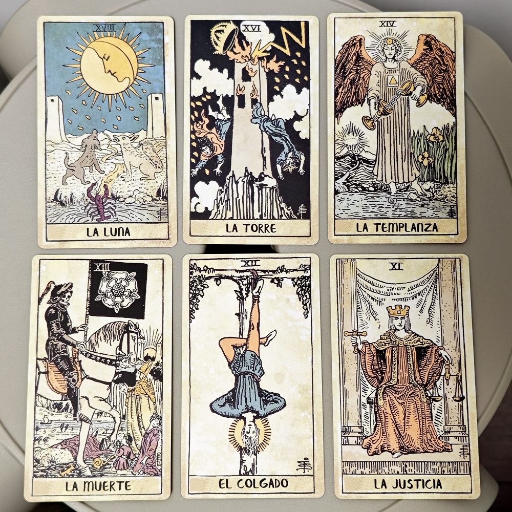 Vintage Tarot Deck 10.3*6cm Sp - Vintage Collectible Cards reseña y precio