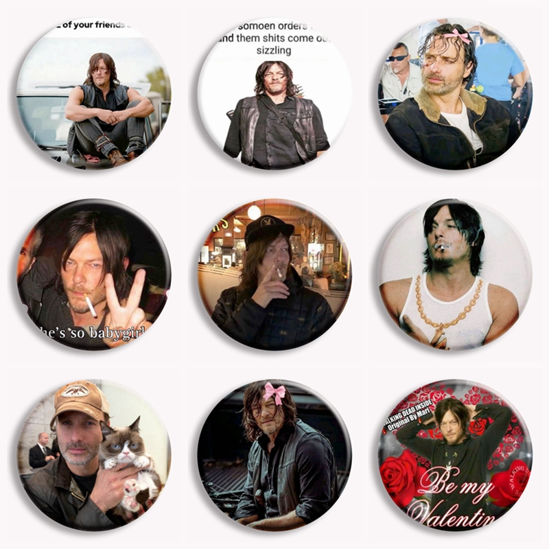 Retro Daryl Dixon Soft Button  - Vintage Collectible Show reseña y precio