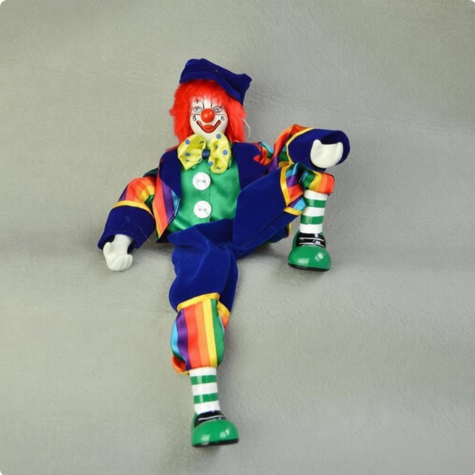 Dangling Leg Clown Doll Handma - Vintage Collectible Dolls reseña y precio