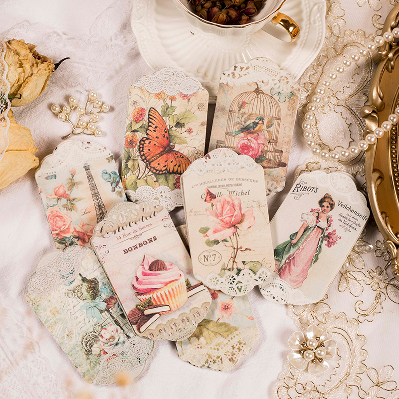 45Pcs/Bag European Girls Flowe - Vintage Collectible Cards reseña y precio