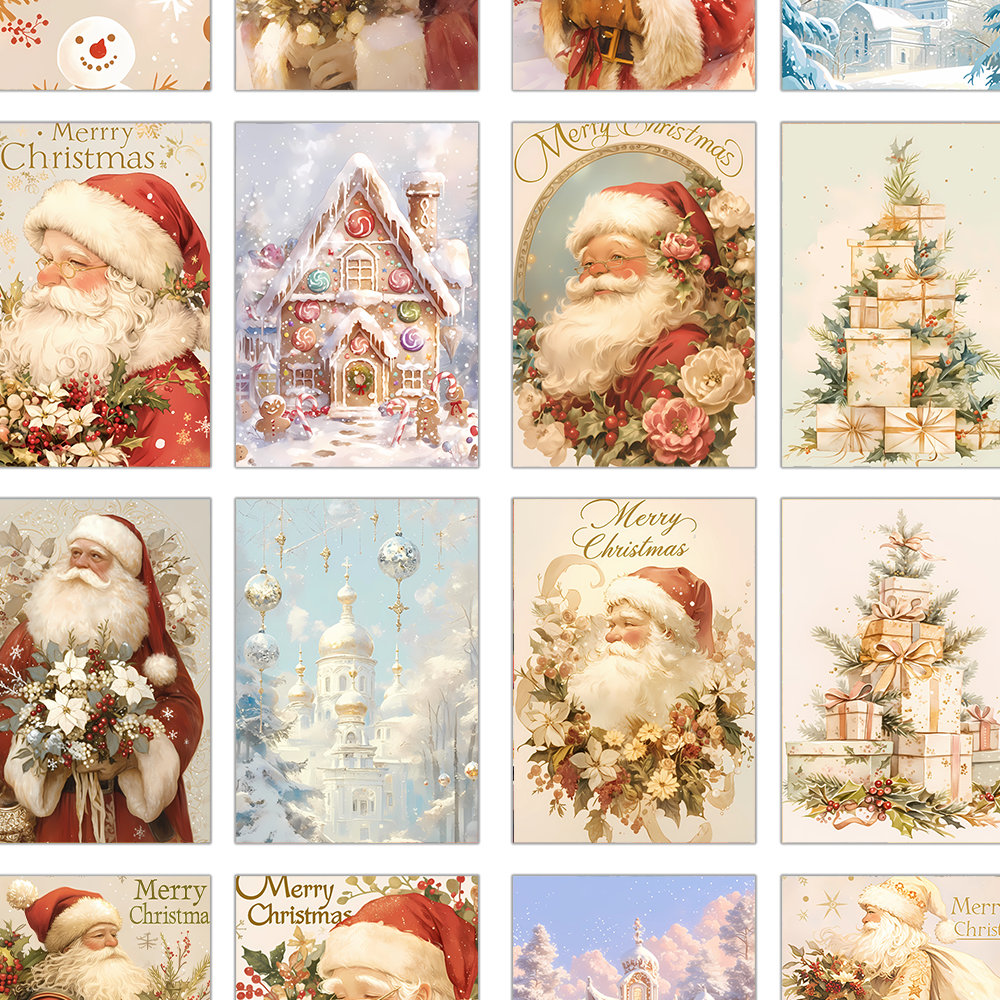 32pcs, vintage Christmas postc - Vintage Collectible Santa reseña y precio