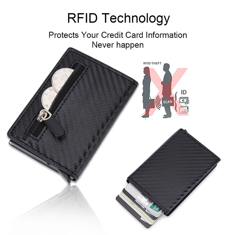 RFID Blocking Card Wallet Magn - Vintage Collectible Cards reseña y precio