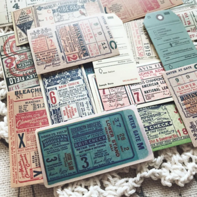 22 Pcs Vintage Paper Stickers  - Vintage Collectible Cards reseña y precio