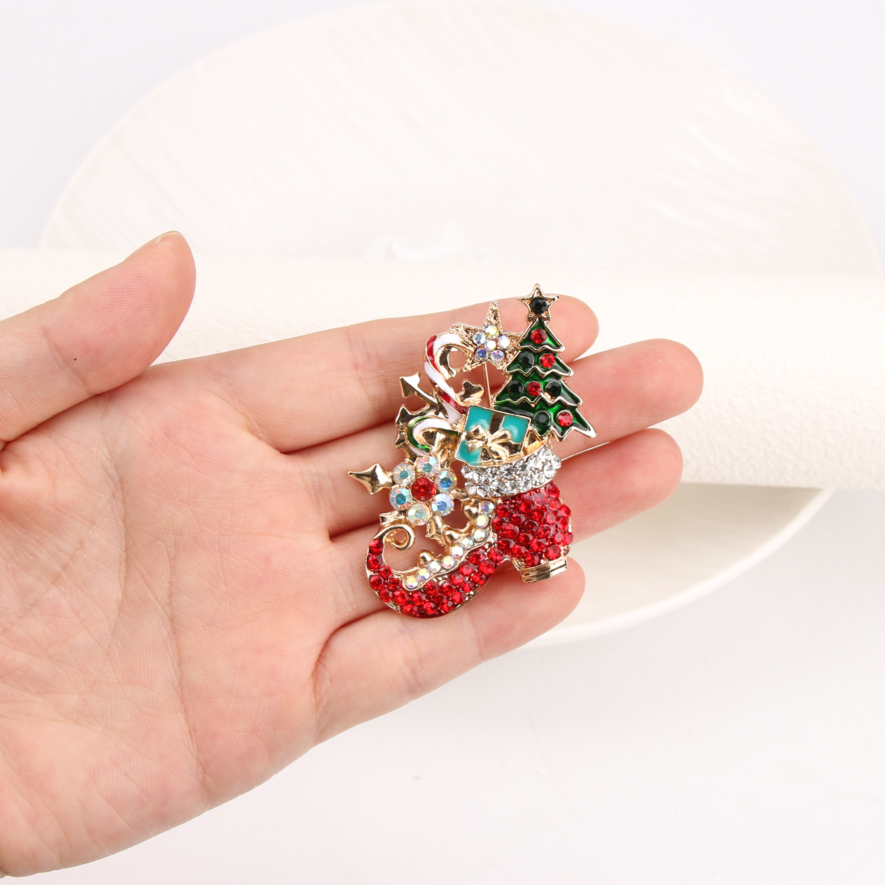 Christmas Collection Jewelry B - Vintage Collectible Santa reseña y precio