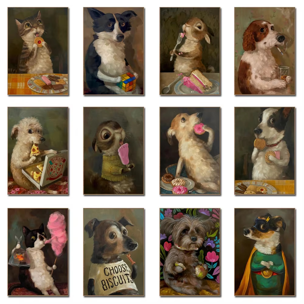 5D DIY Anthropomorphic Pet Col - Vintage Cartoon Collectible reseña y precio