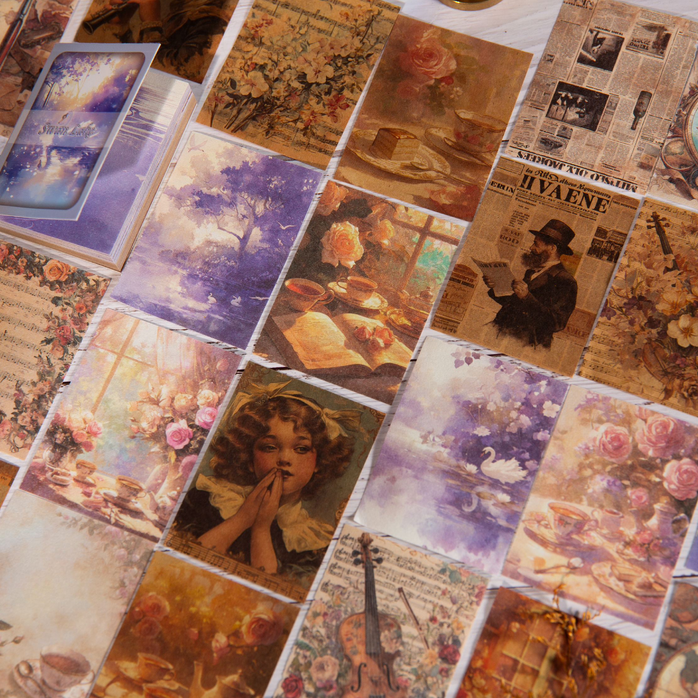 80pcs Vintage Antique Painting - Collectible Vintage Photos reseña y precio