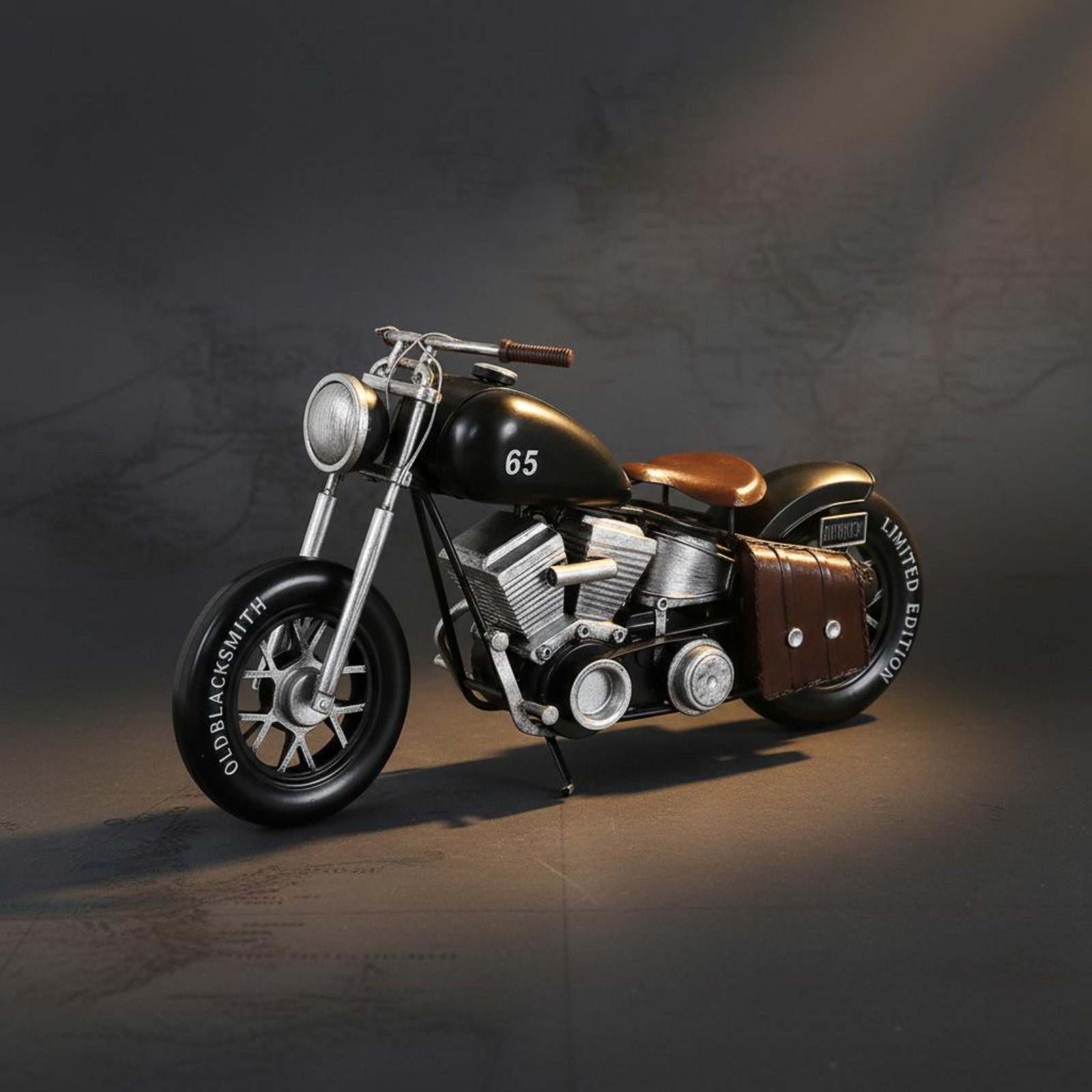 Metal Motorcycle Model Europea - Collectible Vintage Photos reseña y precio