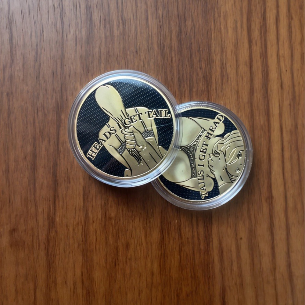 New Funny Heads and Tails Coin - Vintage Collectibles Toys reseña y precio