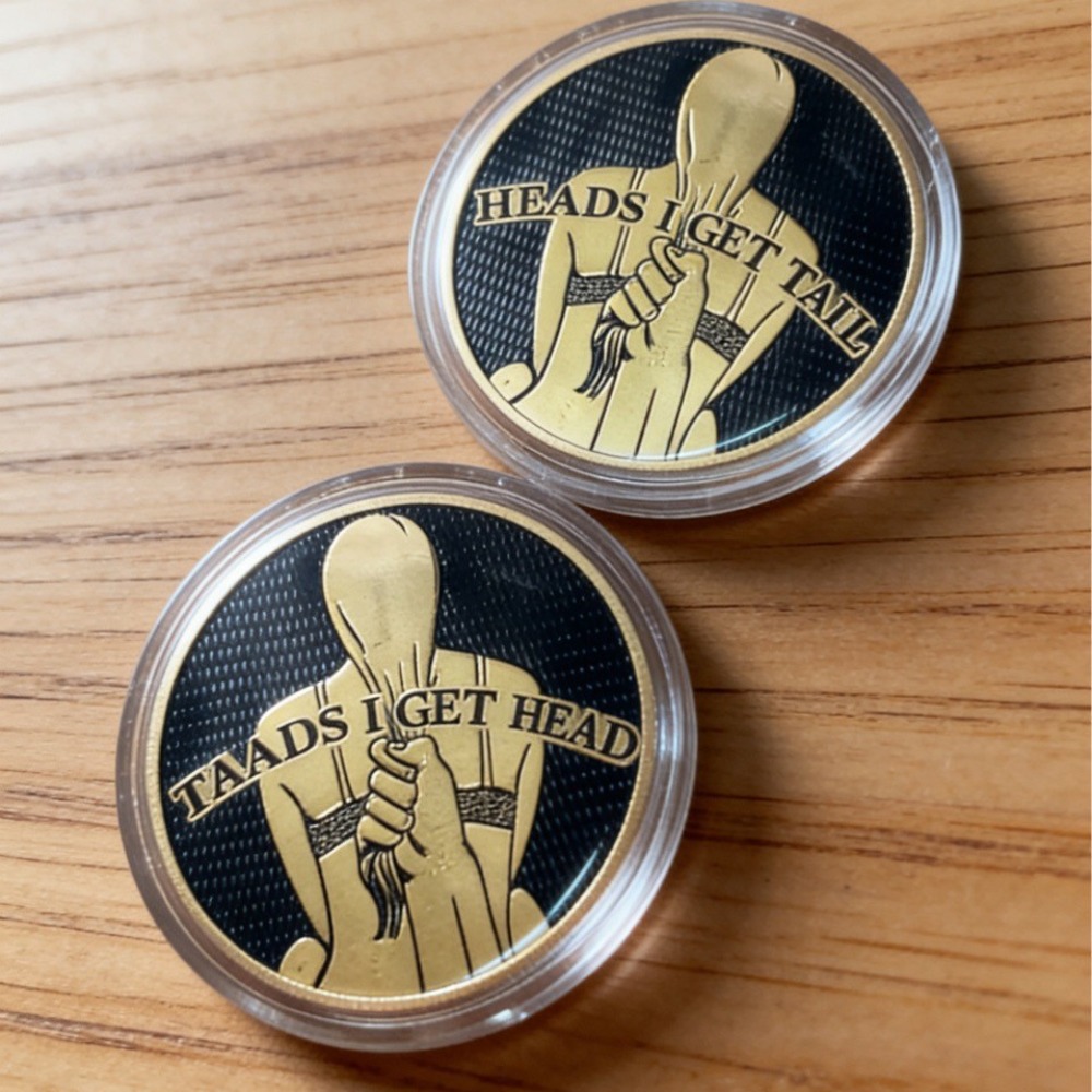 New Funny Heads and Tails Coin - Vintage Collectibles Toys reseña y precio