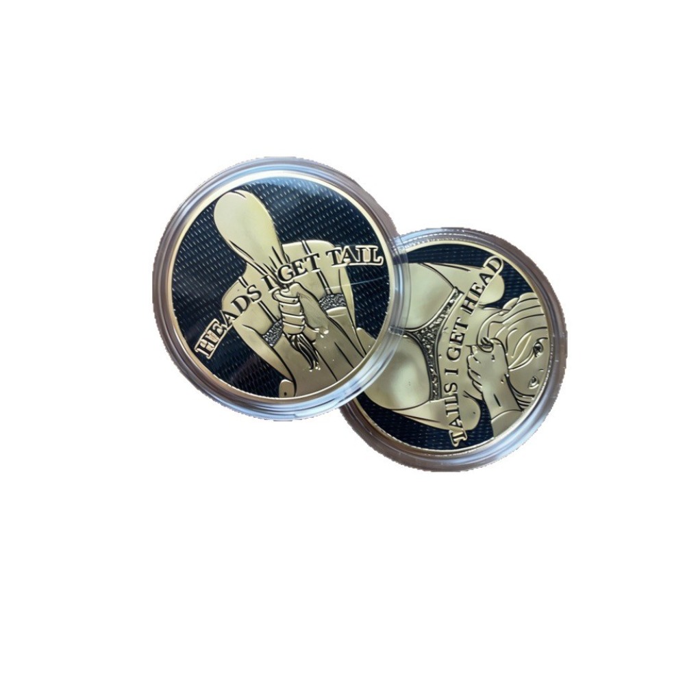 New Funny Heads and Tails Coin - Vintage Collectibles Toys reseña y precio