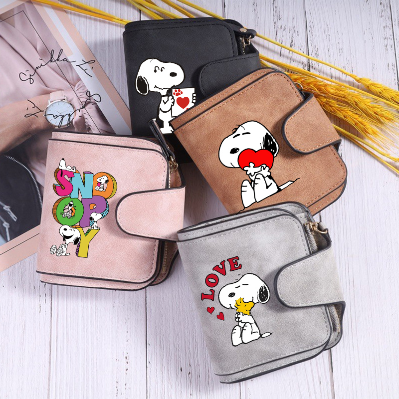 Snoopys Women Short Wallet Kor - Vintage Collectible Cards reseña y precio