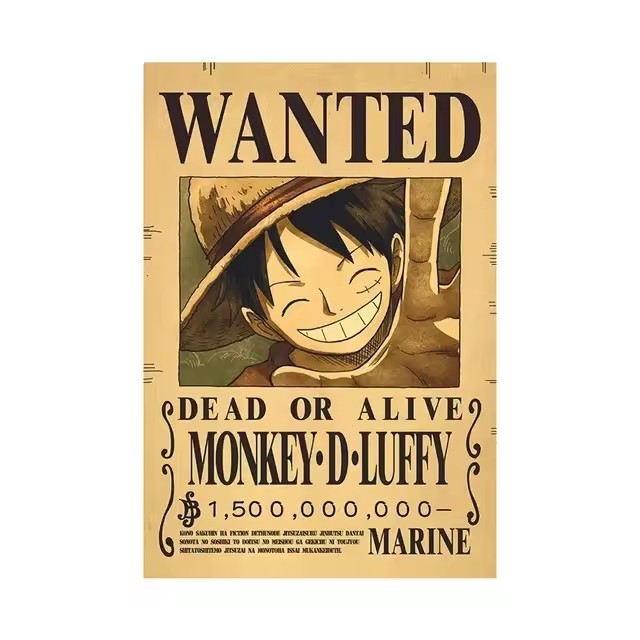 Anime One Piece Bounty Wanted  - Vintage Collectible Cards reseña y precio