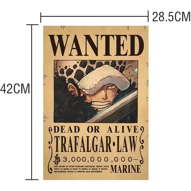 Anime One Piece Bounty Wanted  - Vintage Collectible Cards reseña y precio
