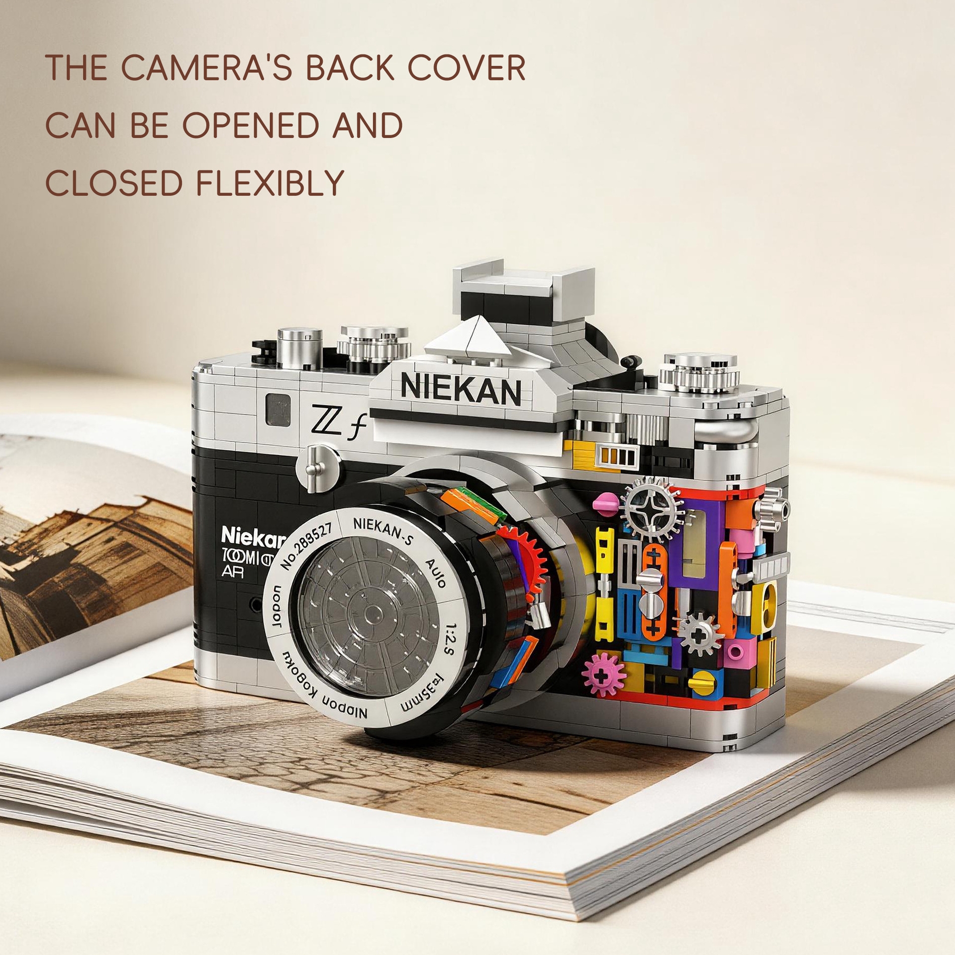865PCS Retro Camera Building B - Collectible Vintage Cameras reseña y precio