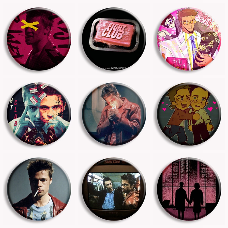 Retro Classic Movie Fight Club - Collectible Vintage Brooches reseña y precio