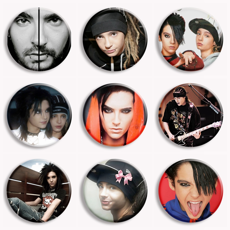 Rock Band Tokio Hotel Kaulitz  - Collectible Vintage Brooches reseña y precio
