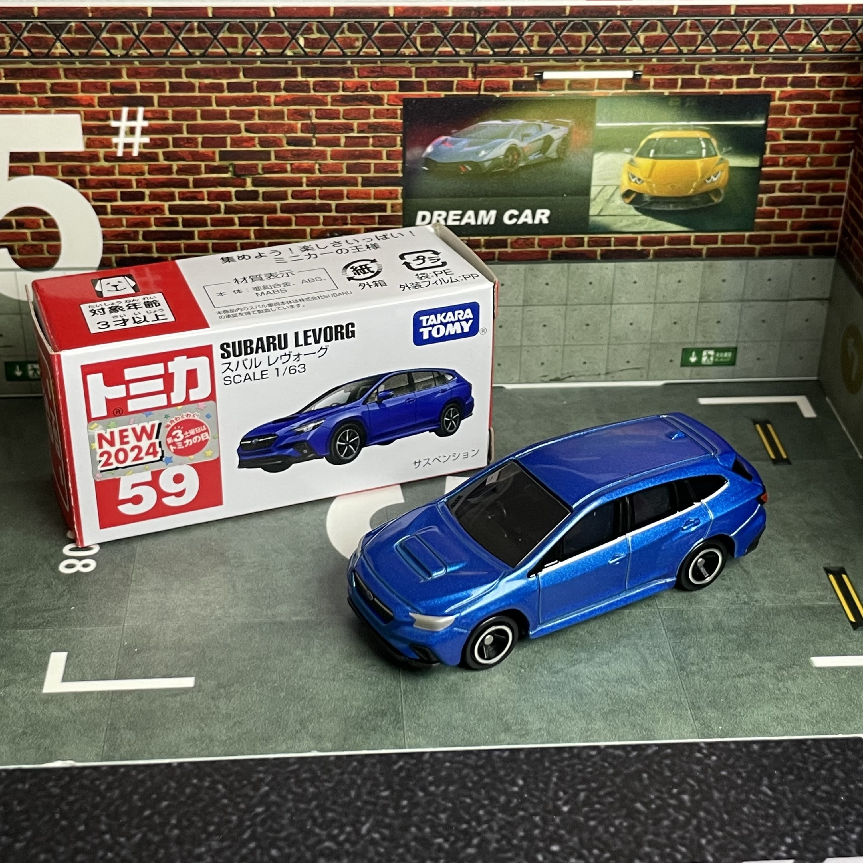 Takara Tomy Tomica #59 Subaru  - Vintage Collectible Model Cars reseña y precio