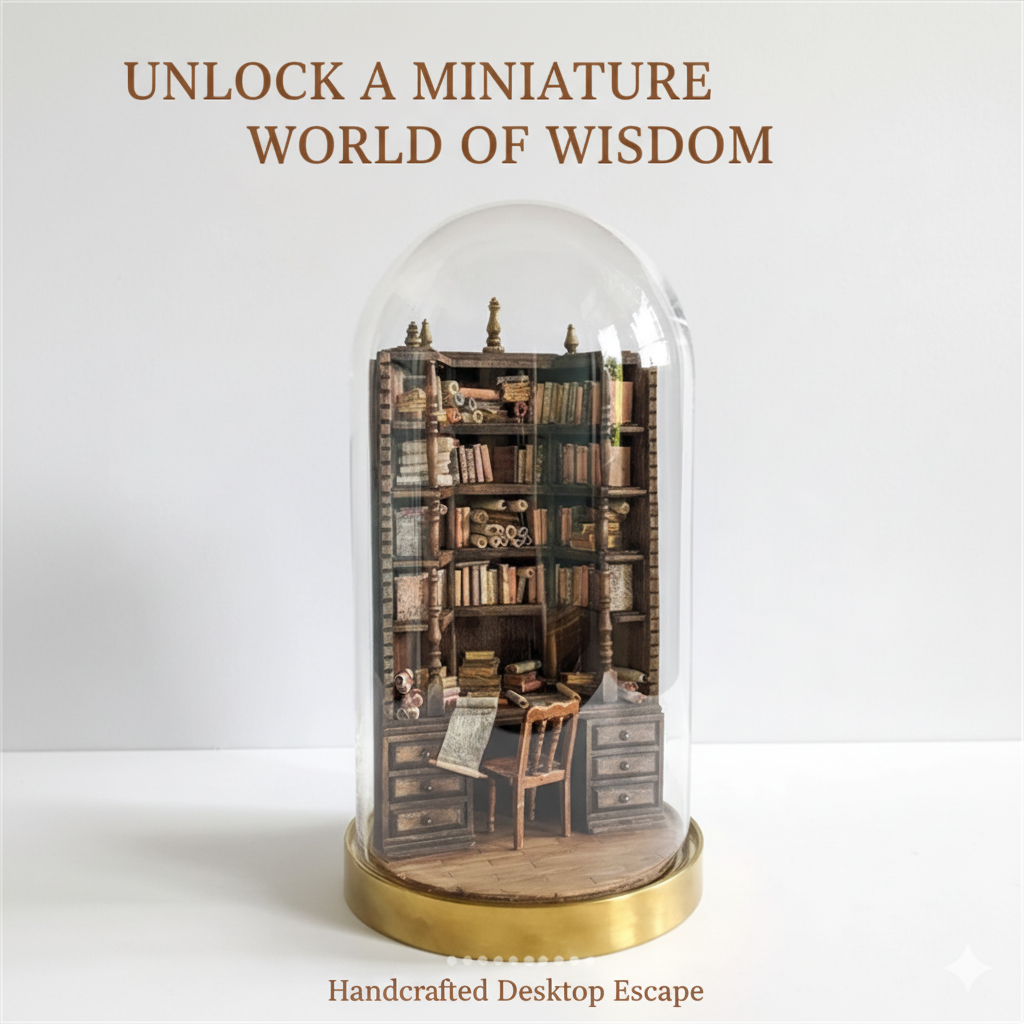 Miniature Bookcase Bookshelf D - Vintage And Collectible Books reseña y precio