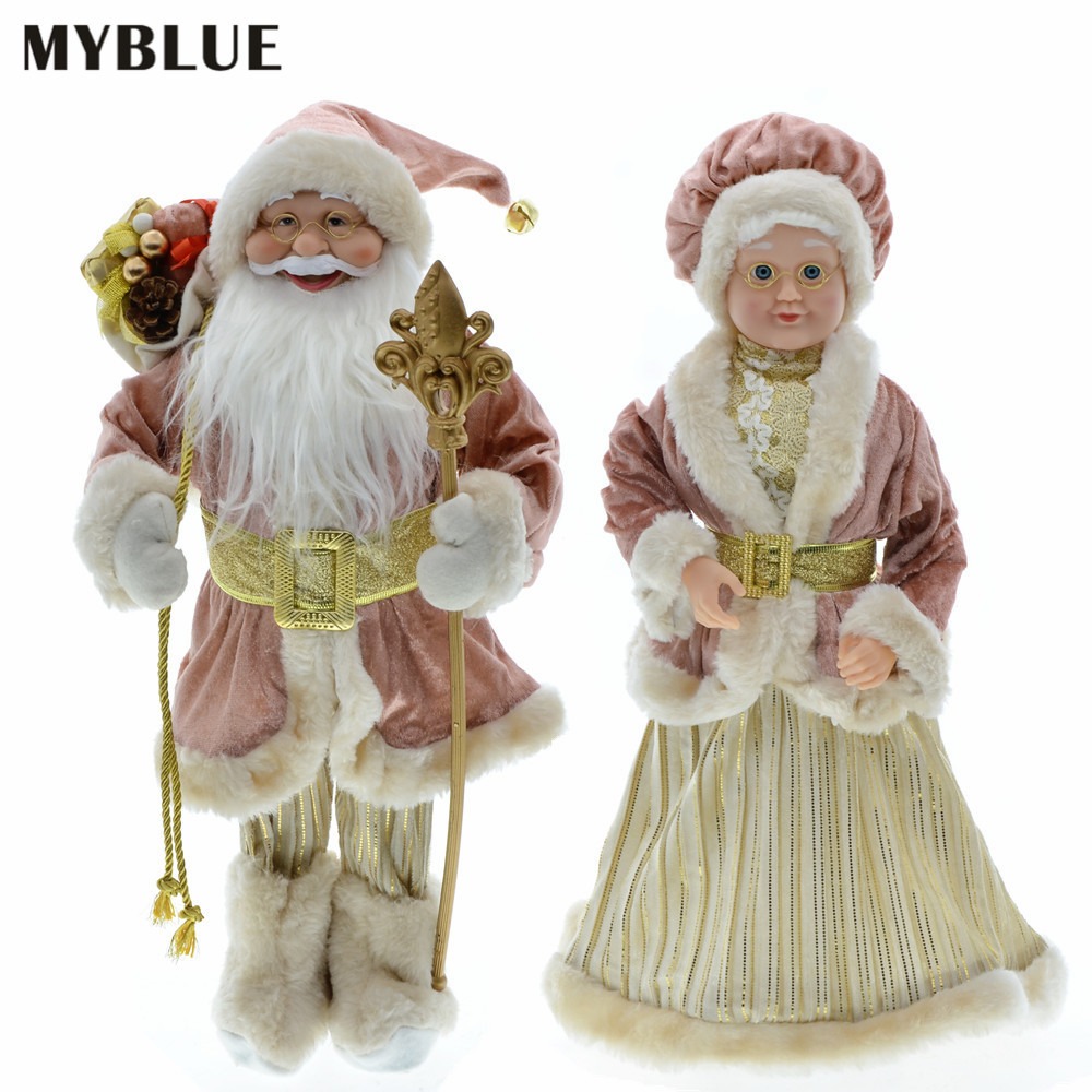 Santa Claus Grandparents Figur - Vintage Collectible Santa reseña y precio