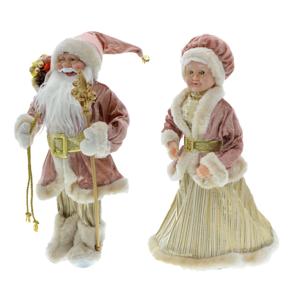 Santa Claus Grandparents Figur - Vintage Collectible Santa reseña y precio