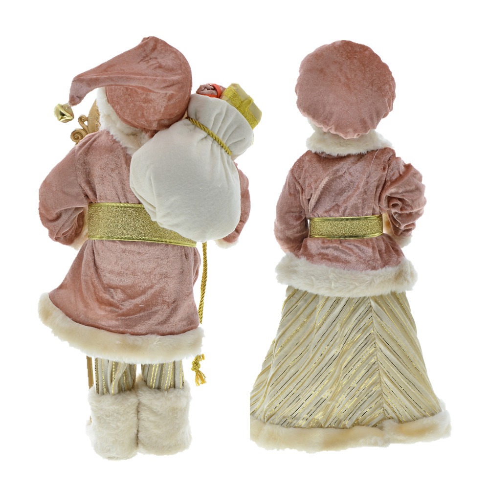 Santa Claus Grandparents Figur - Vintage Collectible Santa reseña y precio